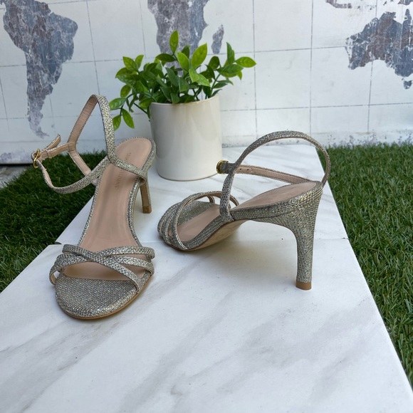 Stuart Weitzman Starla Metallic sandals size 5.5 - Picture 11 of 13